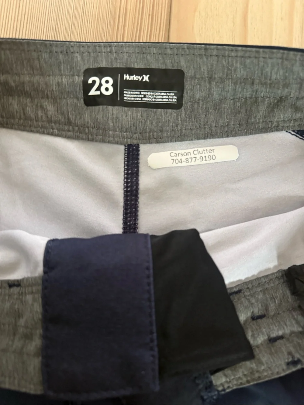 Hurley Navy‎ & Multi-Stripe Men’s Boardshorts